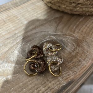 Boucles "Les interchangeables Cœur"