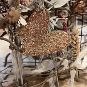 Prix doux - porte-clé grand cœur ✨